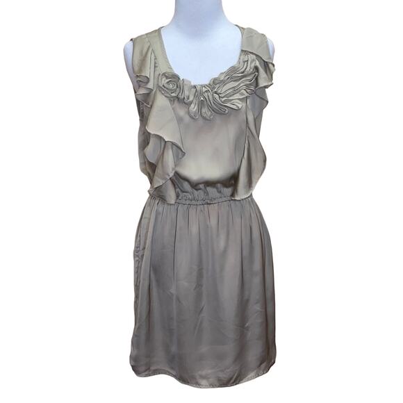 Lucy & Co. Ruffle Sleeveless Dress Small - Picture 1 of 7